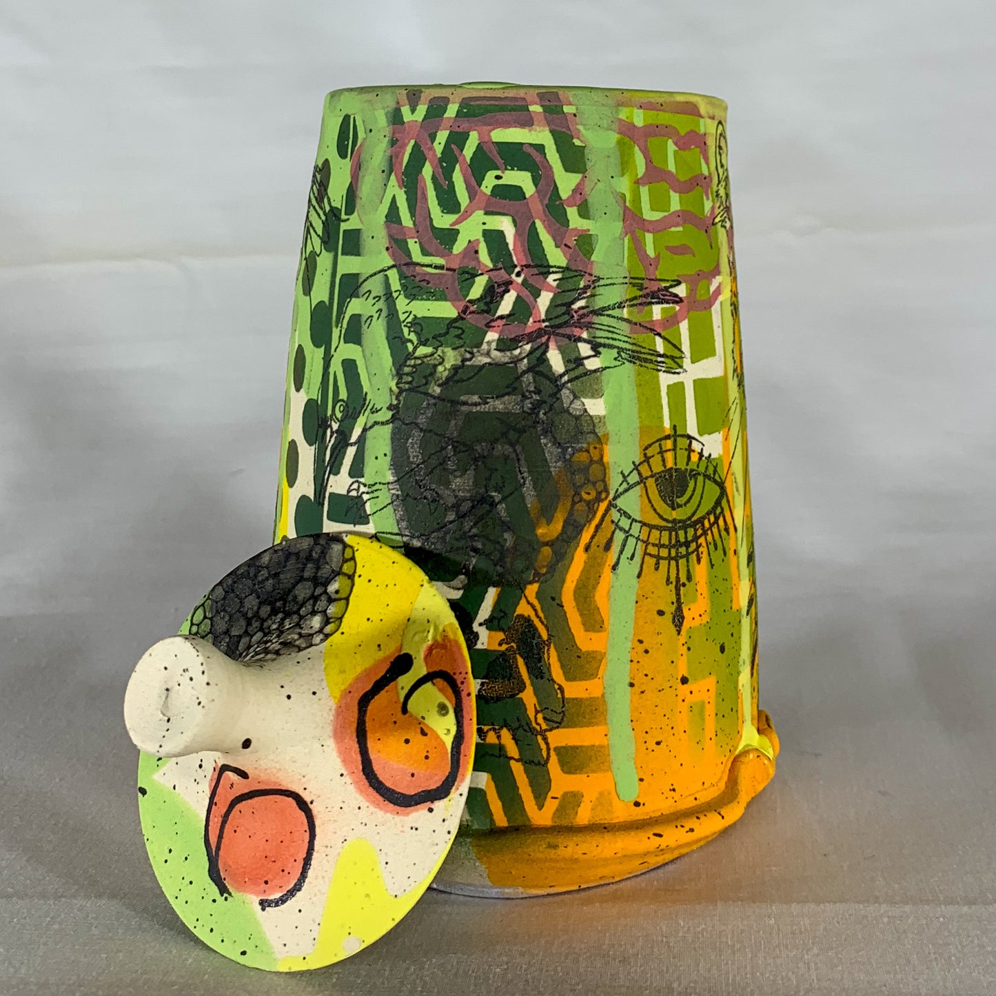 Lidded jar