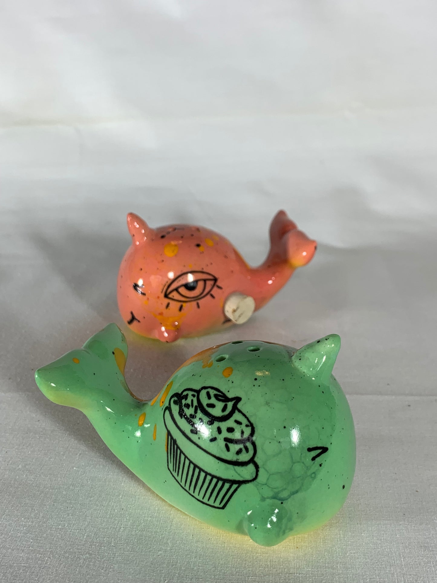 Narwhal salt n pepper shakers