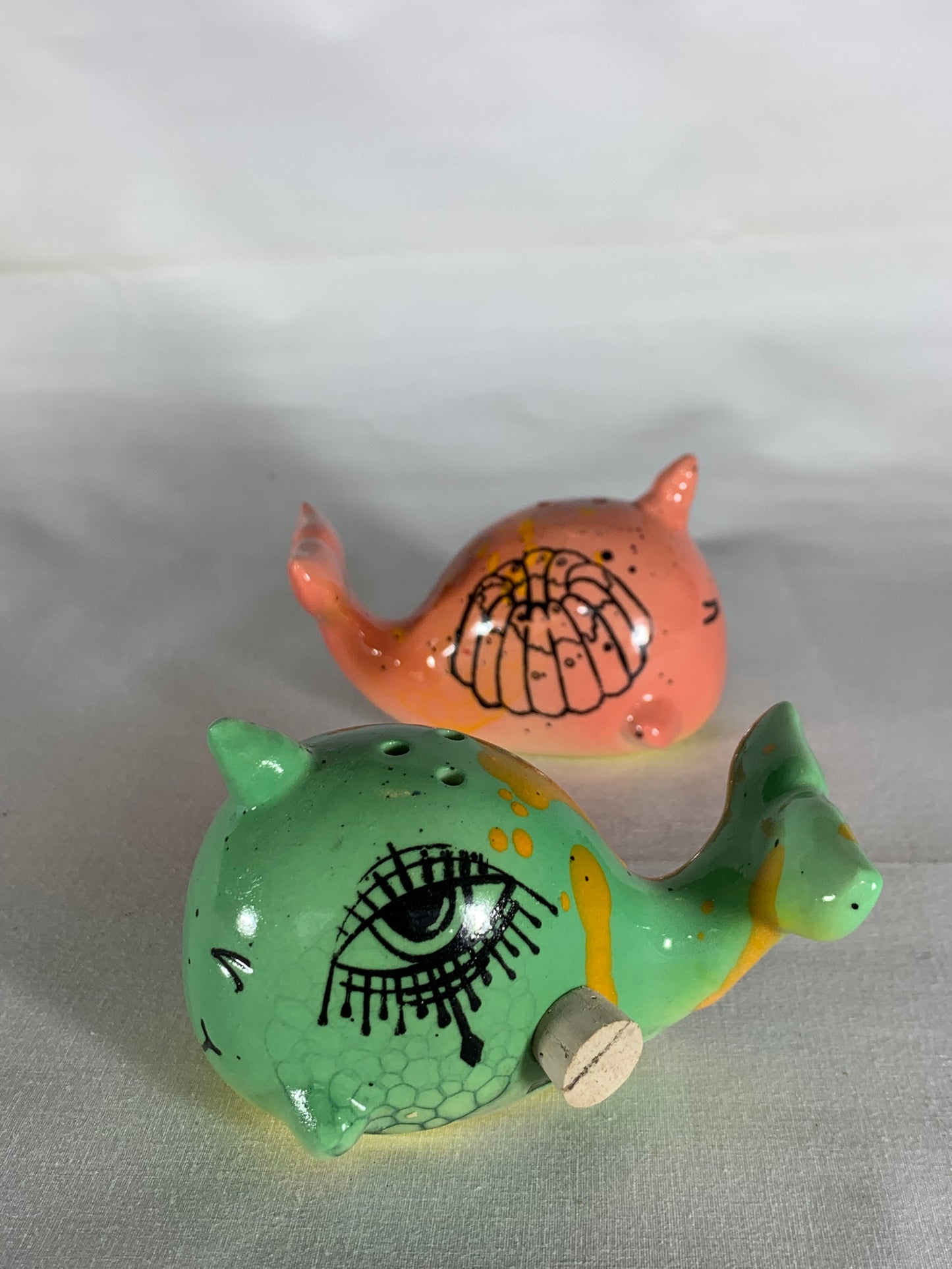 Narwhal salt n pepper shakers